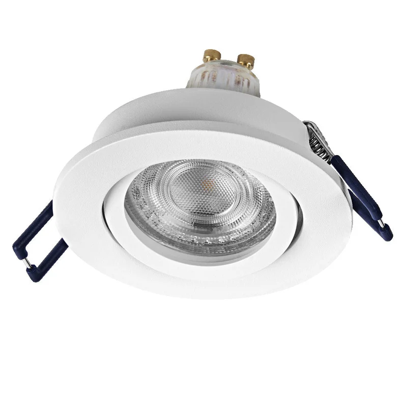 Set faretti da incasso OSRAM LED Spot Recess GU10 orientabile Click 4,5W Bianco ⌀68 mm