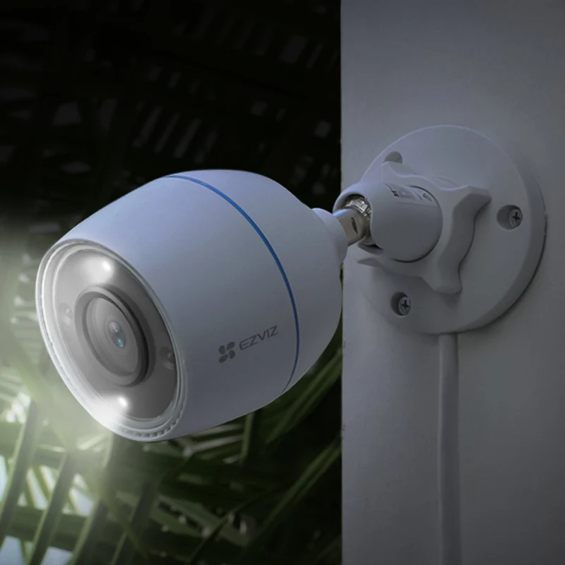 Ezviz C3TN Color Telecamera di di videosorveglianza Wi-Fi, Smart Home camera 1080p, visione notturna a colori, impermeabile
