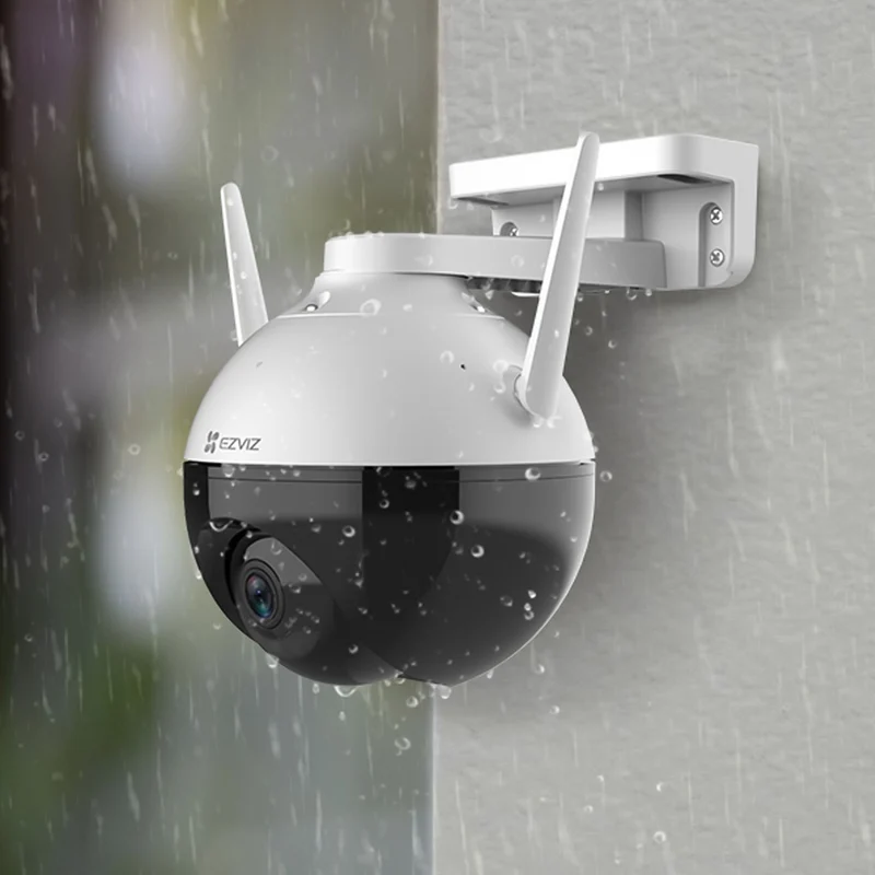Ezviz C8C Telecamera di videosorveglianza Wi-Fi, videocamera di sicurezza motorizzata, zoom 8X, visione notturna, impermeabile