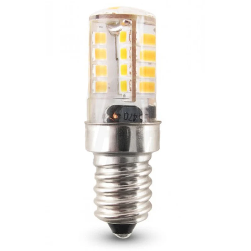 Alpha Elettronica Lampadina a LED attacco E14 3W 24Vdc luce bianca calda 2800K