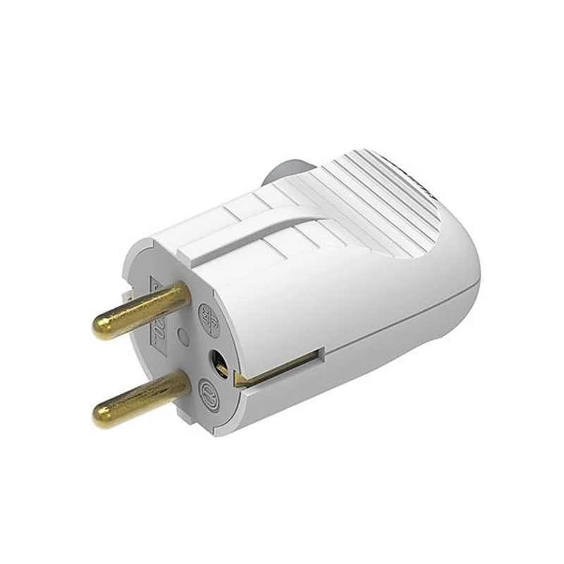 Bticino Spina volante 2P+T 10/16A standard tedesco/italiano e standard Francia, colore bianco