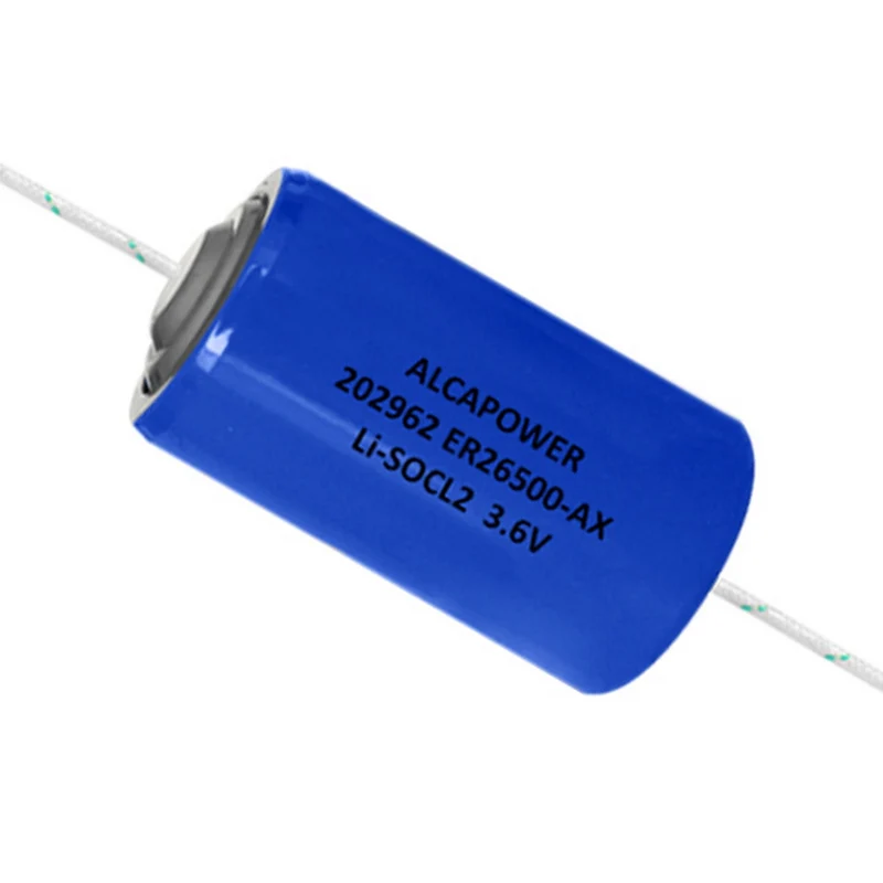 Alcapower Batteria 9000mAh con reofori, pila Li-SOCL C, 3.6V, 202962