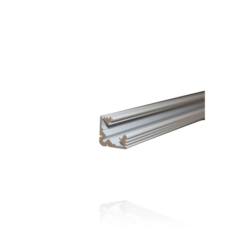Profilo in alluminio angolare 2mt, montaggio su superficie, Bianco