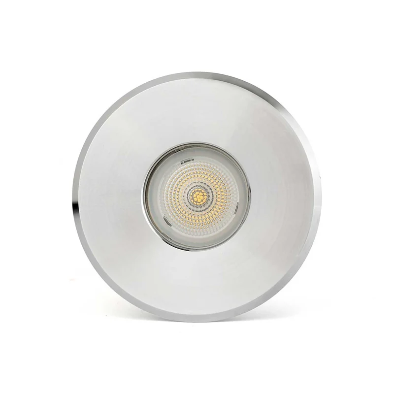 Nok - Spot LED immergeable en nickel mat, style contemporain
