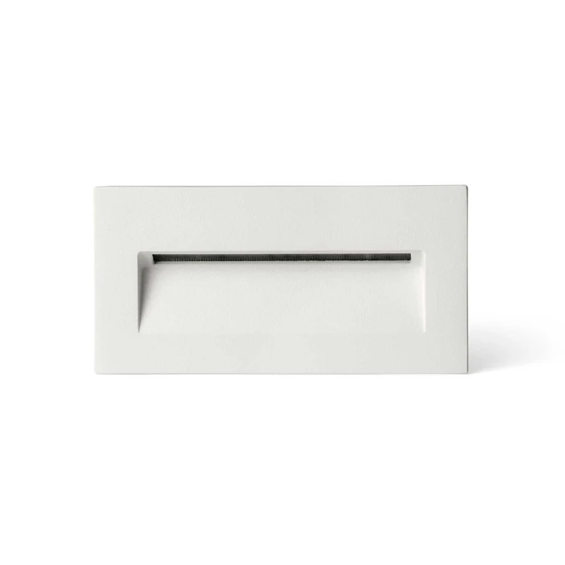 Mani - Applique murale LED encastrée d’extérieur en béton et ABS, style contemporain