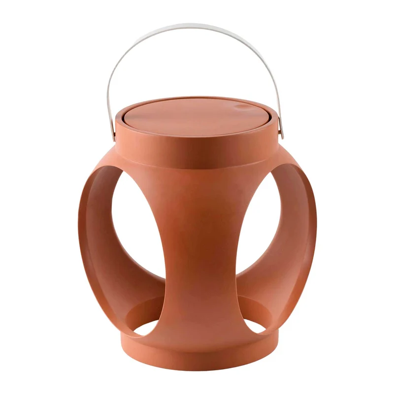 Candela - Lampe à poser sans fil extérieure en polystone, style contemporain