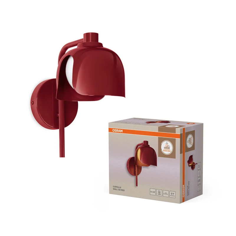 OSRAM DECOR Applique Corolle G9 Rosso