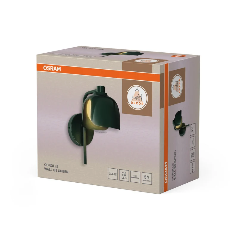OSRAM DECOR Applique Corolle G9 Verde