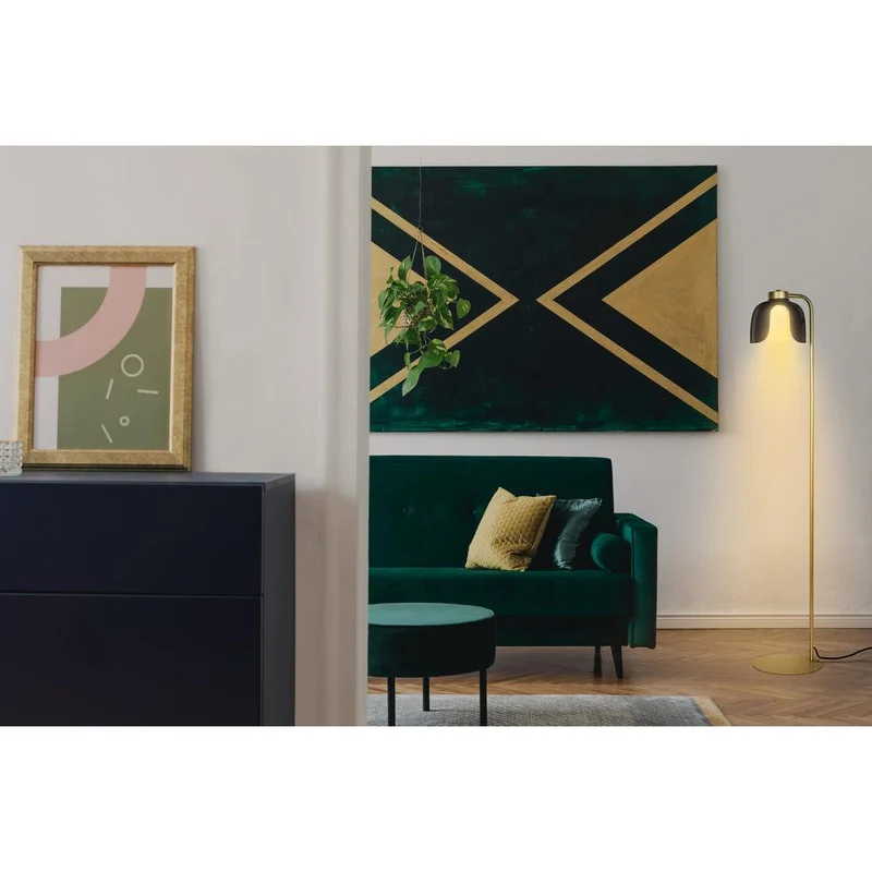 OSRAM DECOR Lampada da terra Corolle E27 Nero