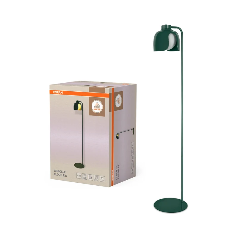 OSRAM DECOR Lampada da terra Corolle E27 Verde