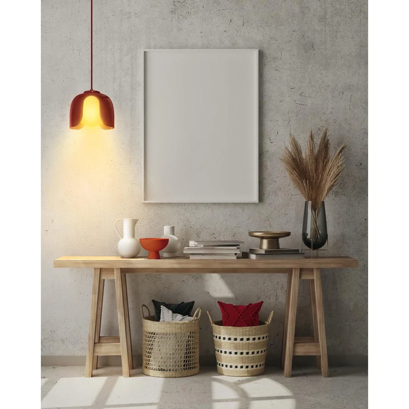OSRAM DECOR Lampada a sospensione Corolle E27 Rosso