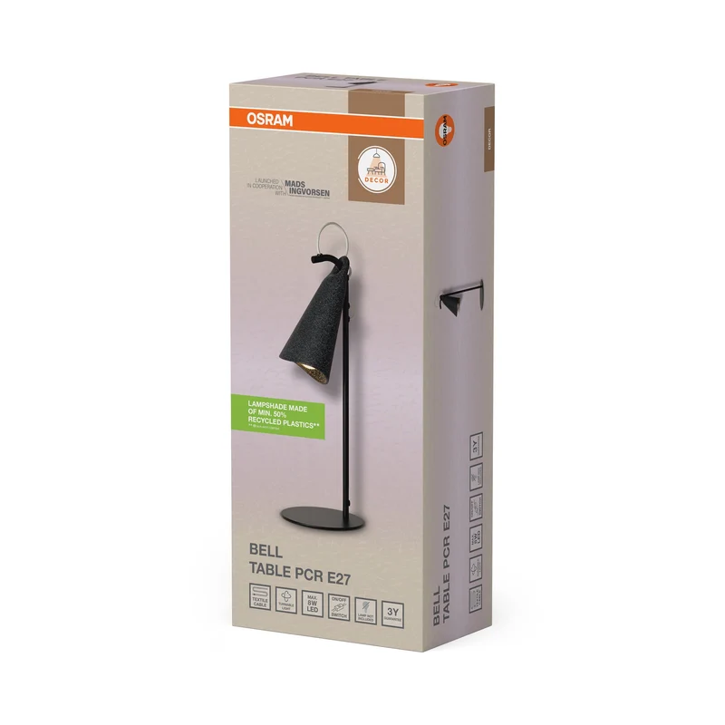 OSRAM DECOR Lampada da tavolo Bell E27