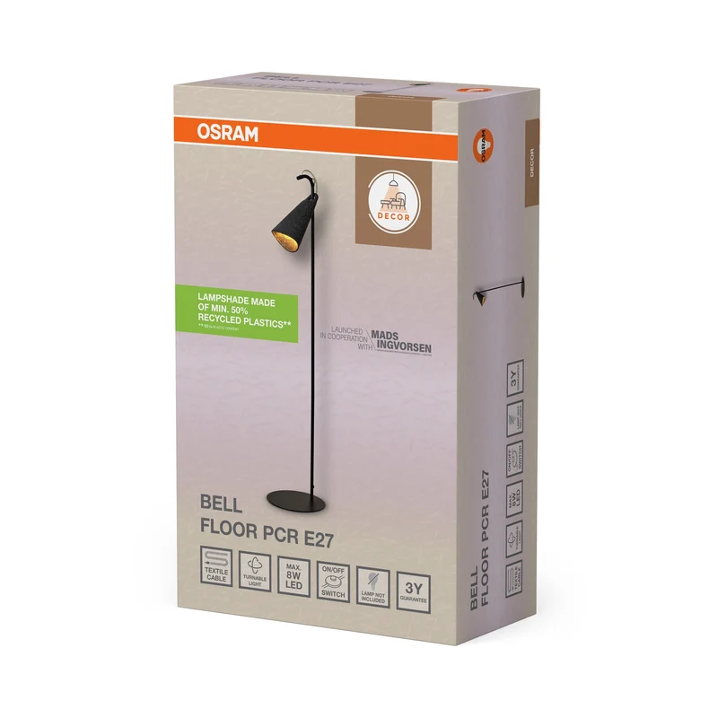 OSRAM DECOR Lampada da terra Bell E27