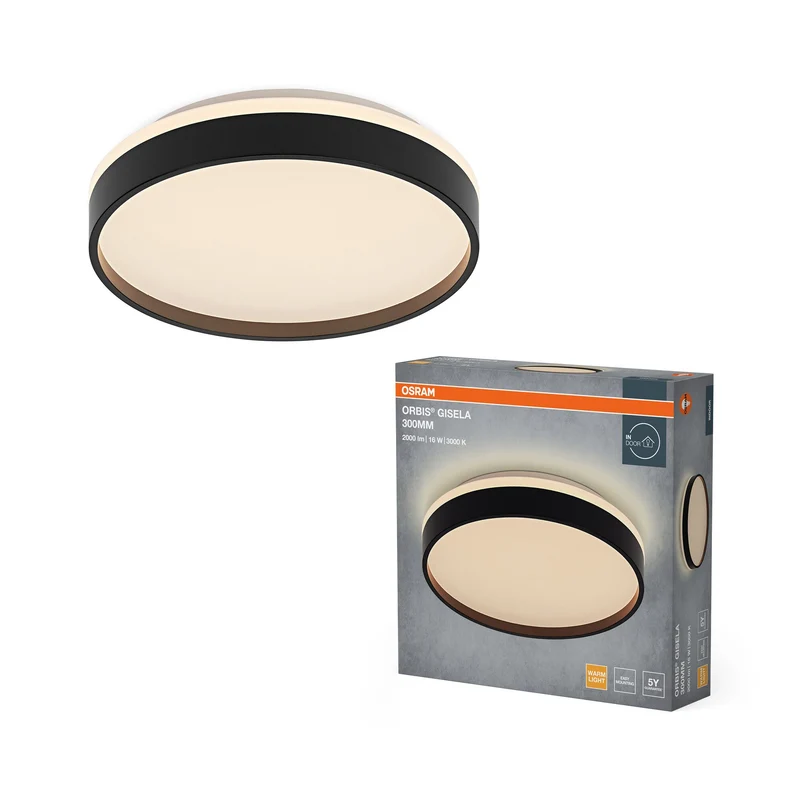 OSRAM Orbis Gisela 300 mm 16W 830 Nero
