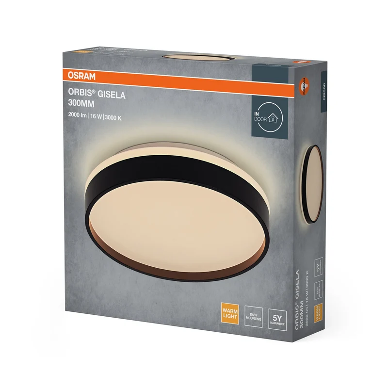 OSRAM Orbis Gisela 300 mm 16W 830 Nero