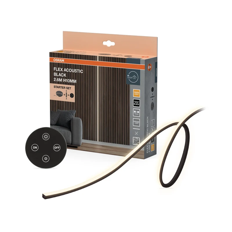 OSRAM Flex Acoustic Nero H10 mm 830 Set iniziale
