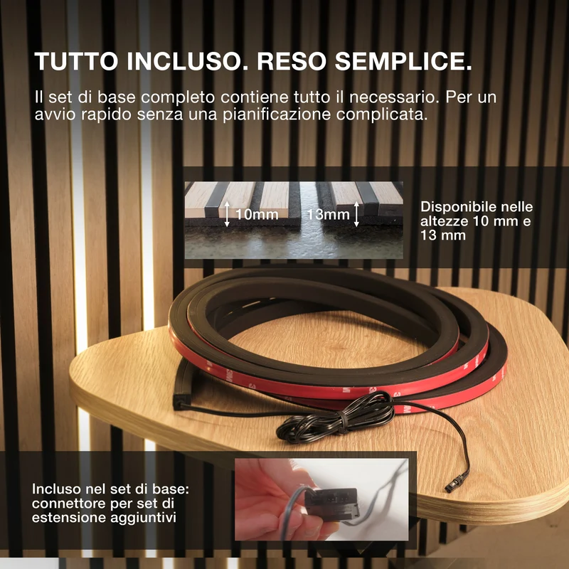 OSRAM Flex Acoustic Nero H13 mm 830 Set di espansione
