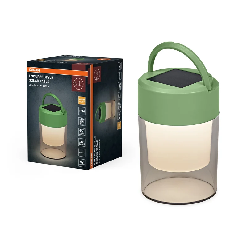 OSRAM ENDURA® Style Lampada da tavolo solare IP44 Verde