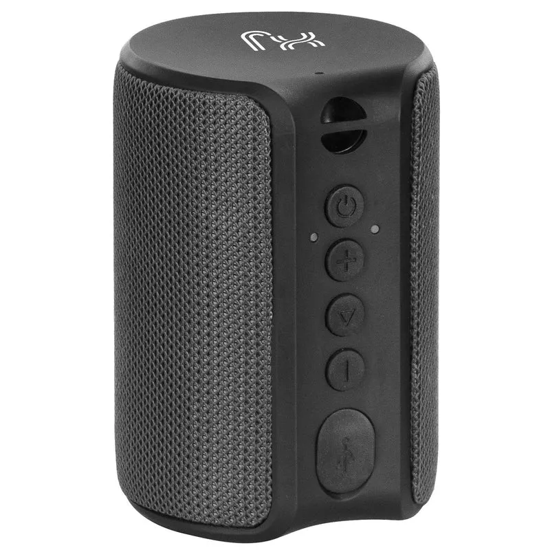 X-JUMP XJ-50 Cassa Bluetooth portatile amplificata 18W, Altoparlante TWS, ingresso AUX e MicroSD, microfono incorporato, speaker nero resistente all'acqua waterproof IPX7