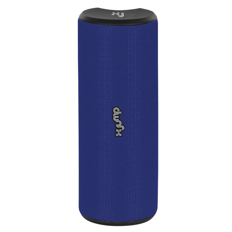 X-JUMP XJ-90 Cassa Bluetooth portatile amplificata 24W, Altoparlante TWS, ingresso AUX e MicroSD, microfono incorporato, speaker blu resistente all'acqua waterproof IPX7