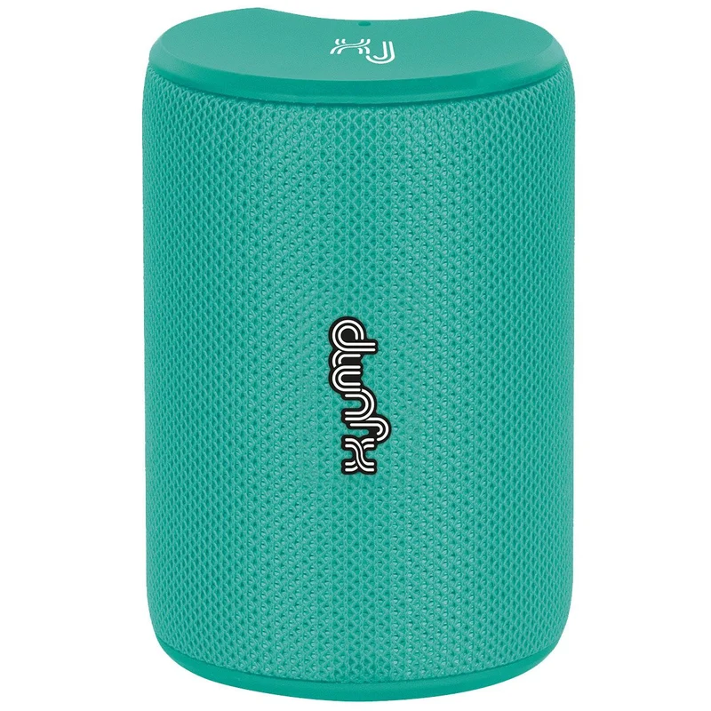 X-JUMP XJ-50 Cassa Bluetooth portatile amplificata 18W, Altoparlante TWS, ingresso AUX e MicroSD, microfono incorporato, speaker turchese resistente all'acqua waterproof IPX7