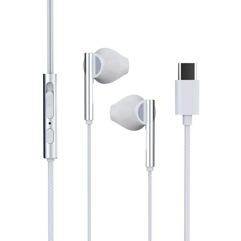 Trevi HMP 700 C Cuffie usb type-c digital, auricolari stereo con microfono, cavo anti-groviglio da 1.2m