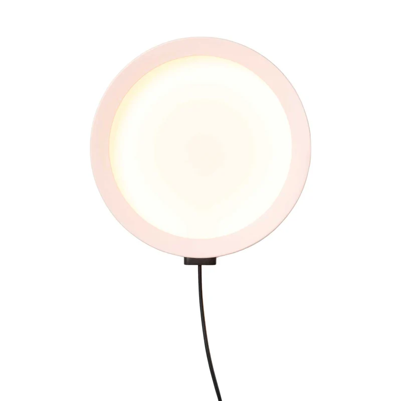 Mood - Applique murale LED en acier et verre, style contemporain, Ø 27 cm