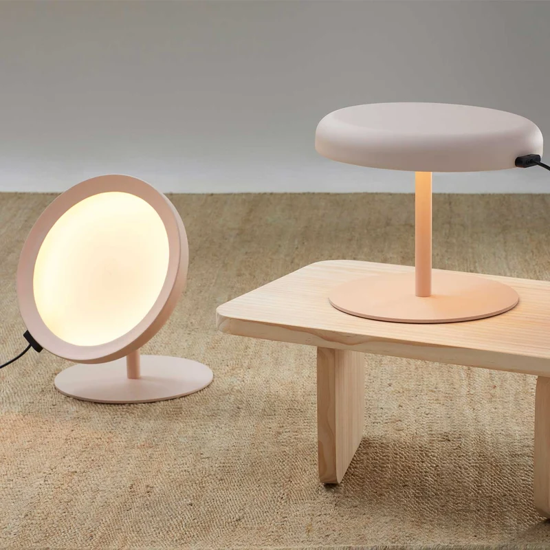 Mood - Lampe à poser LED en acier, style minimaliste, H 22,5 cm