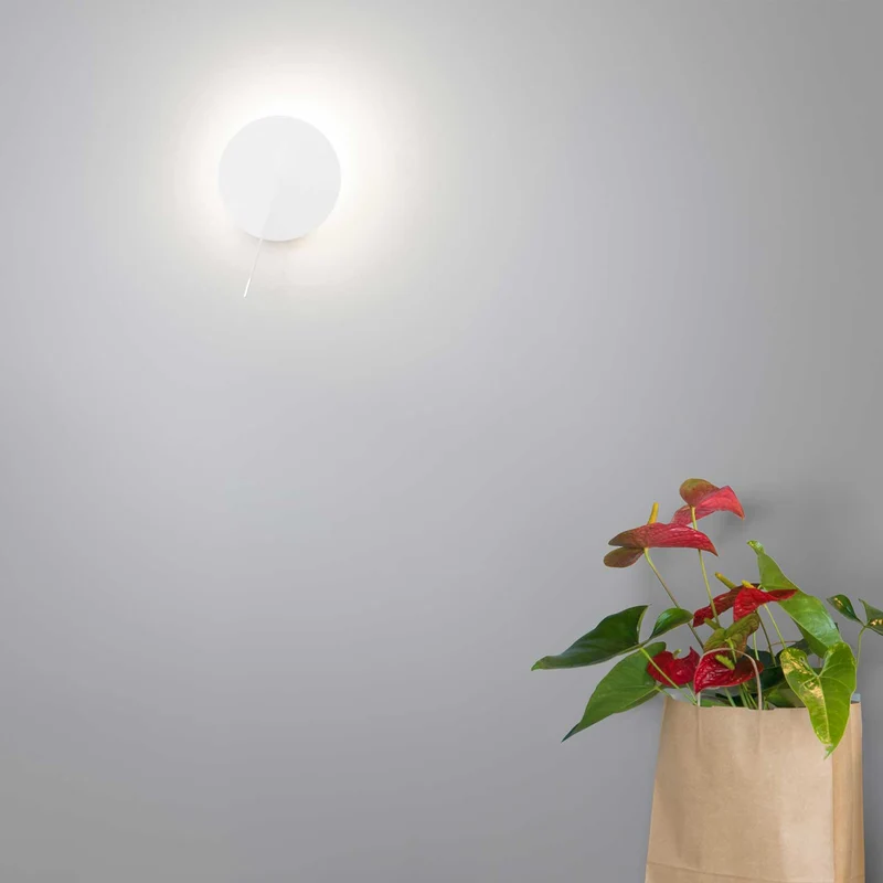 Obs - Applique murale LED en acier, style minimaliste, Ø 20 cm