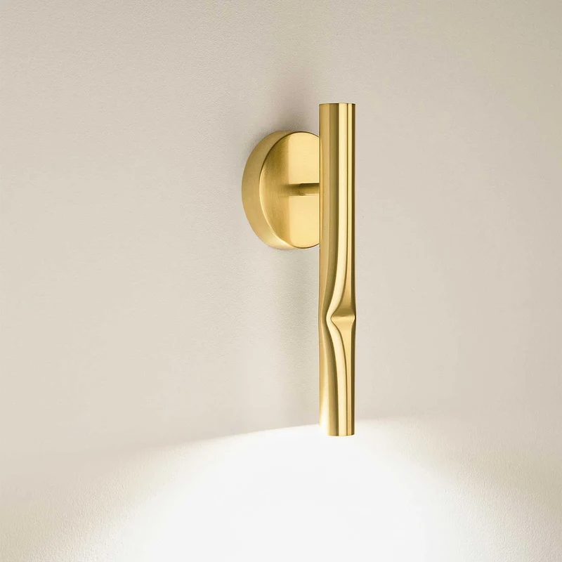 Flow - Applique murale LED en acier, style art déco, H 32 cm