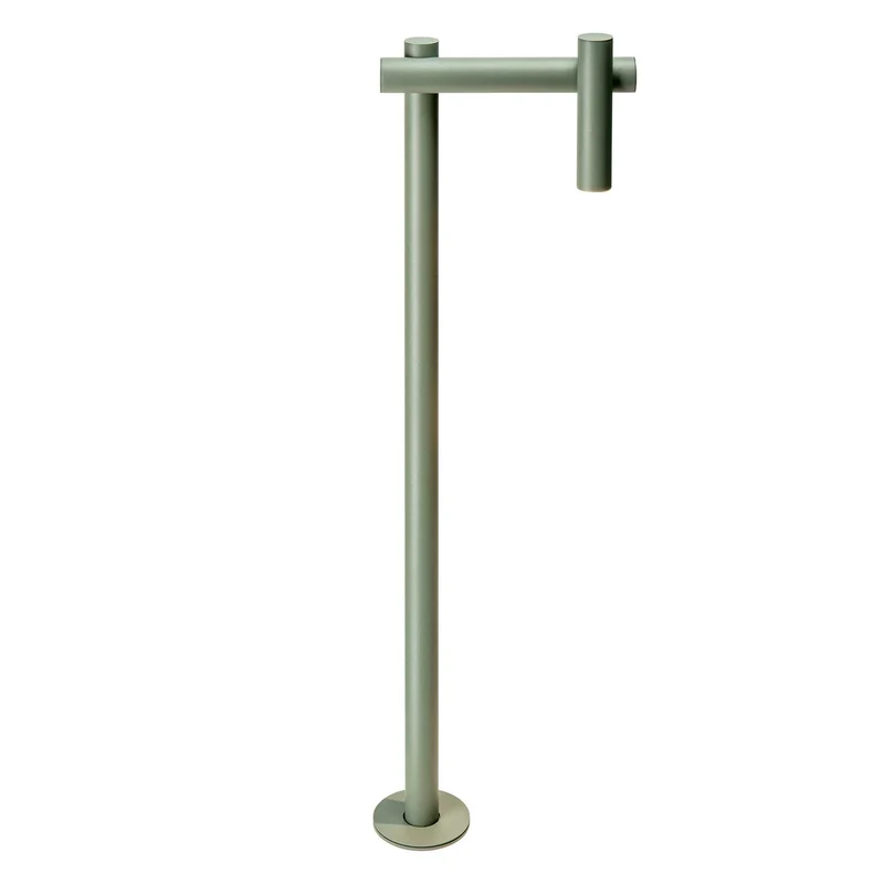 Tik - Borne extérieure LED en acier et polyéthylène, style contemporain, H 49,5 ou 80,4 cm