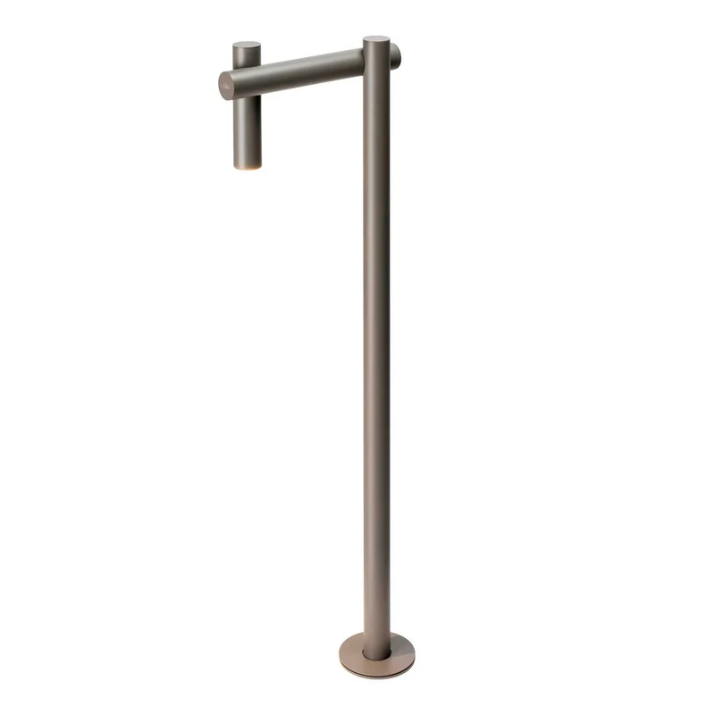 Tik - Borne extérieure LED en acier et polyéthylène, style contemporain, H 49,5 ou 80,4 cm