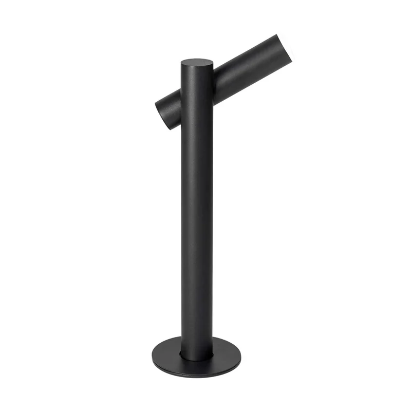 Tik - Potelet LED en acier et polyéthylène, style contemporain, faisceau ascendant