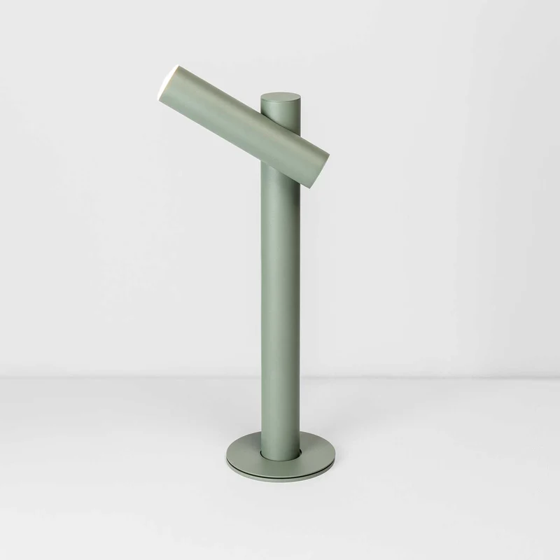 Tik - Potelet LED en acier et polyéthylène, style contemporain, faisceau ascendant