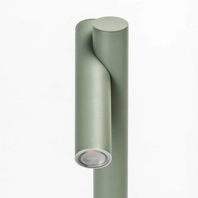 Tik - Potelet LED en acier et polyéthylène, style contemporain, faisceau direct