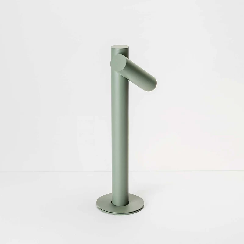 Tik - Potelet LED en acier et polyéthylène, style contemporain, faisceau direct