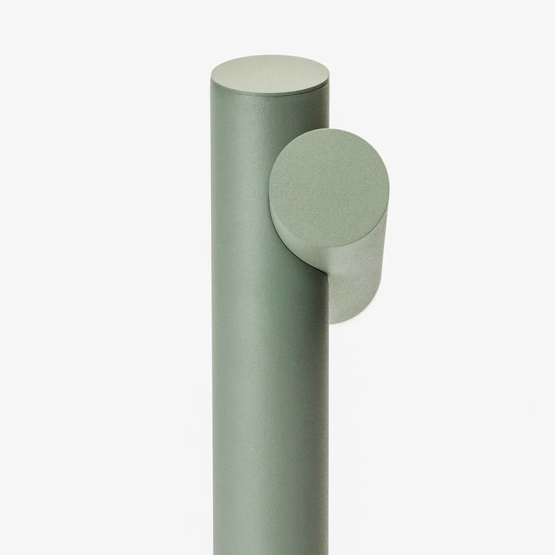 Tik - Potelet LED en acier et polyéthylène, style contemporain, faisceau direct