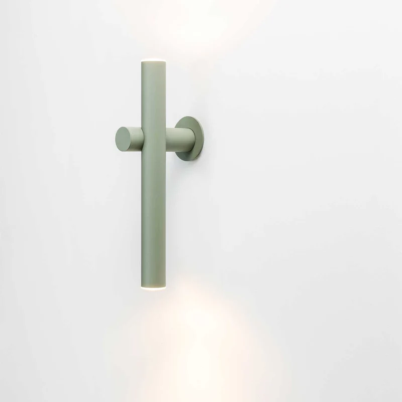 Tik - Applique murale LED IP65 en acier, style contemporain, H 32,8 cm
