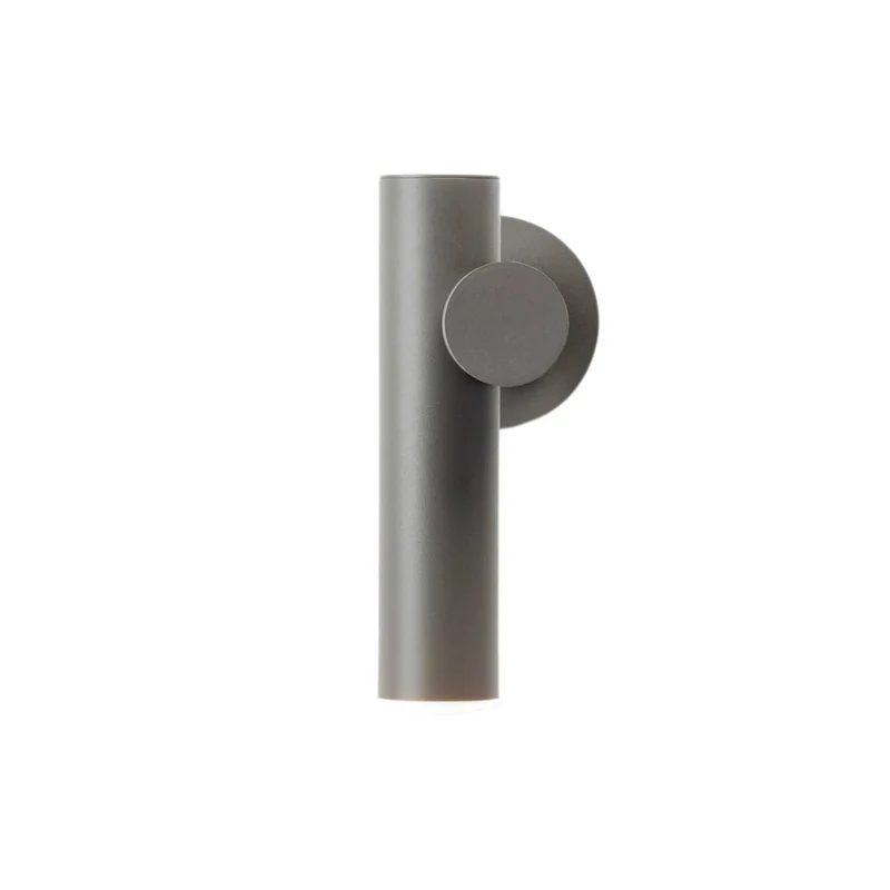 Tik - Applique murale LED IP65 en acier et polyéthylène, style contemporain, H 15,5 cm