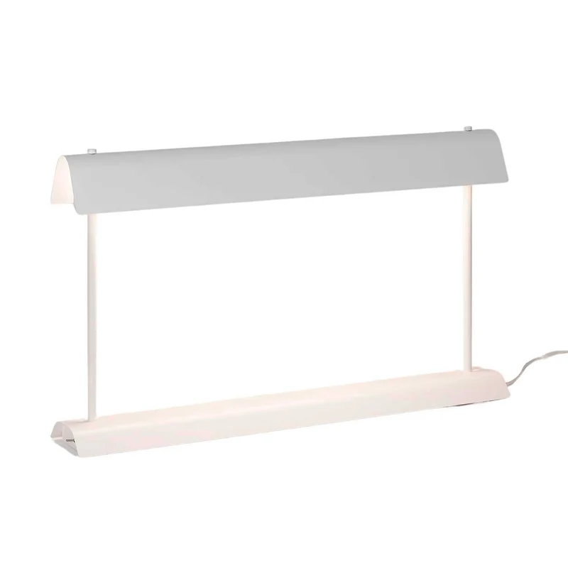 Gada - Lampe de bureau LED en acier et verre, style minimaliste, H 38,6 cm