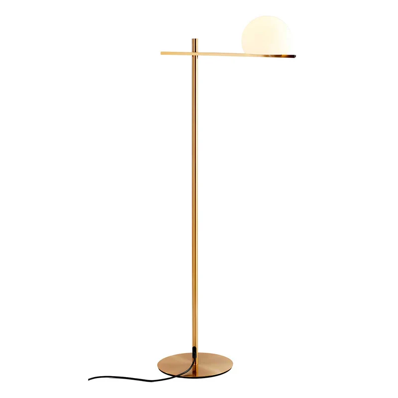 Circ - Lampadaire LED en acier, style art déco, H 105 cm