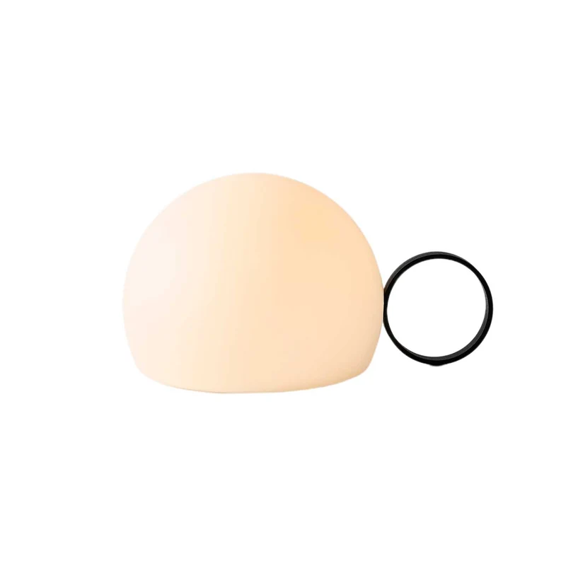 Circ - Lampe à poser sans fil LED IP67 en acier et polyéthylène, style contemporain