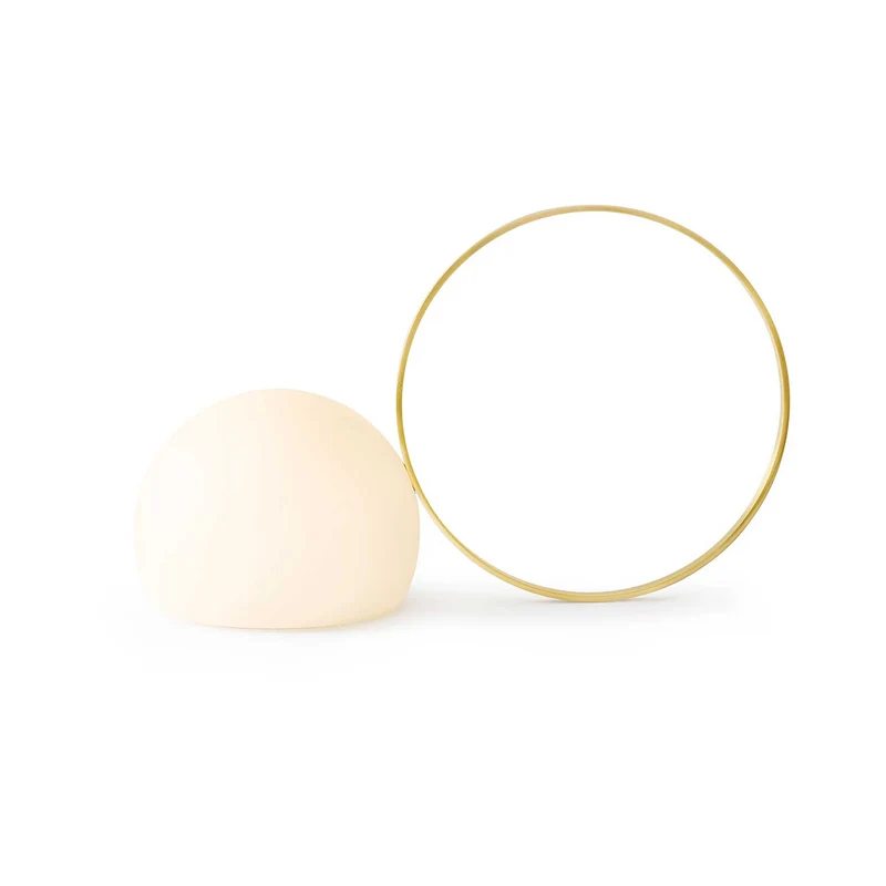 Circ - Lampe à poser sans fil LED IP67 en acier et polyéthylène, style contemporain