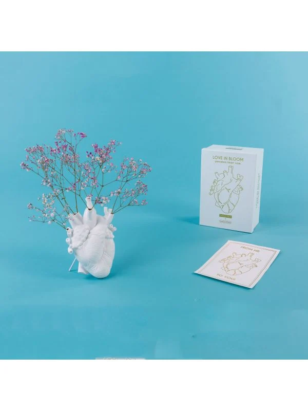 Vaso Seletti Love in Bloom in Porcellana 16,5x9x25 cm – 09920