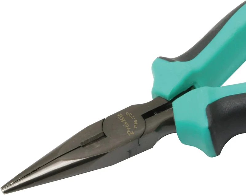Pro'Skit pinza con becchi lunghi in acciaio al carbonio e manici ergonomici antiscivolo