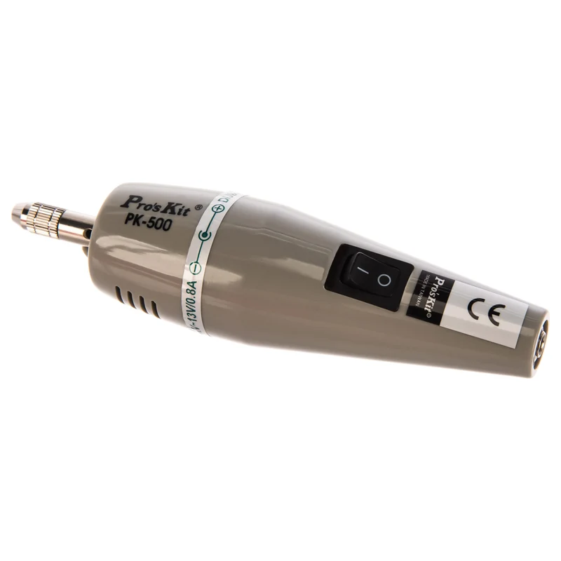 Pro'sKit 1PK-500B-2 Mini trapano elettrico, smerigliatrice a mano, utensile rotante 11.000 rpm, set carving legno, strumento di taglio