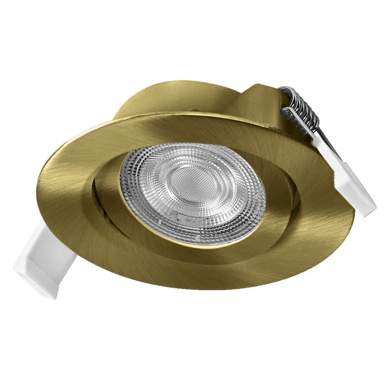 OSRAM Spot LED Recess Set Faretto da Incasso orientabile 4,9W 36° Ottone Verde ⌀75 mm