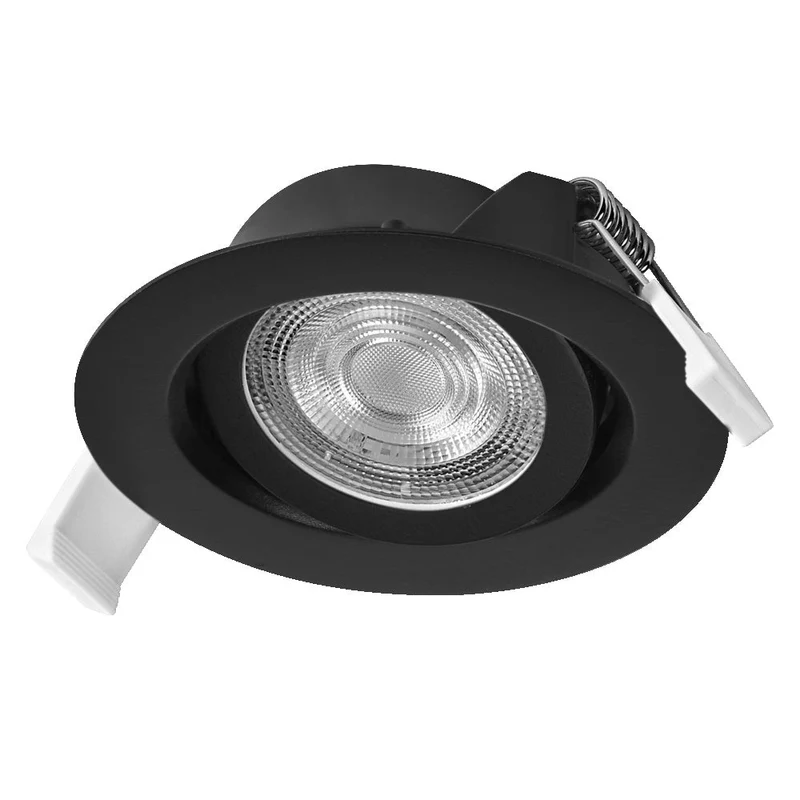 OSRAM Spot LED Recess Set Faretto da Incasso orientabile 4,9W 36° Nero ⌀75 mm