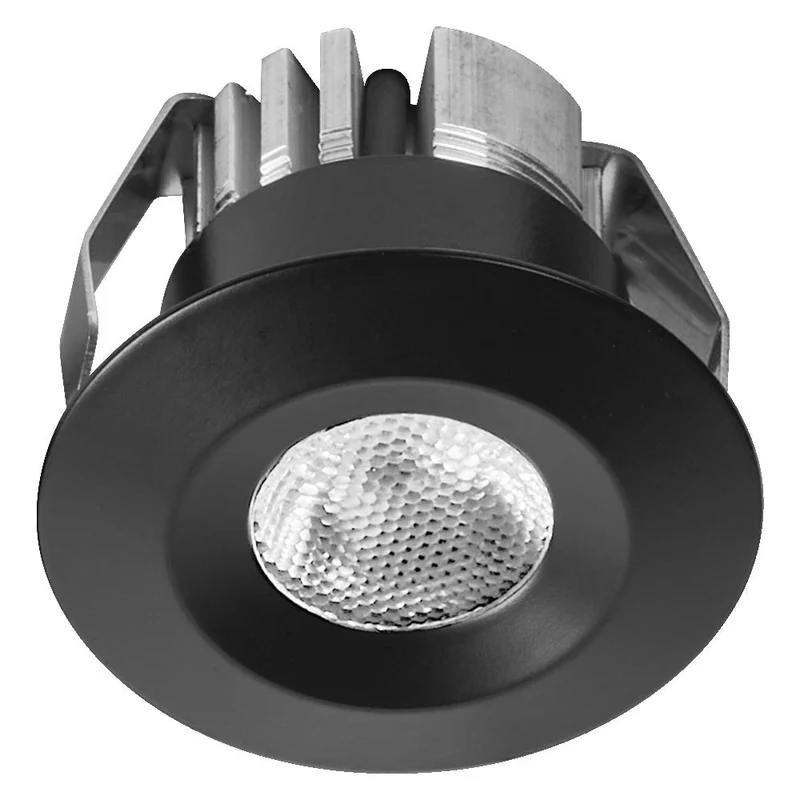 OSRAM LED Mini Spot set di faretti da incasso 6W 120° nero ⌀30 mm