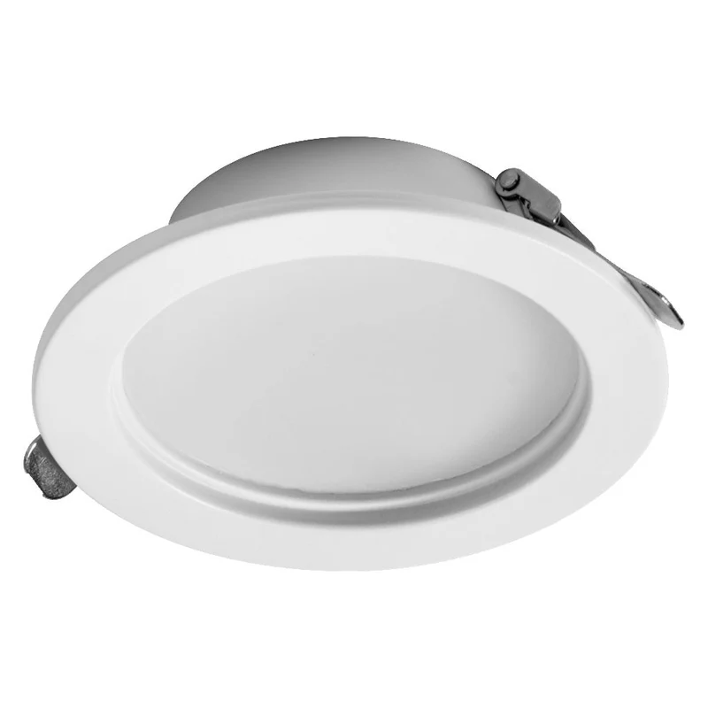 OSRAM LED Downlight set di faretti da incasso per bagno IP44 slim 120 mm 8W metallo bianco ⌀95 mm